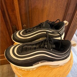 Nike Black and White Air Max 97 Trainer